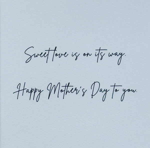 Illustrated "For The Mommy-To-Be" Sketch Mother's Day Card