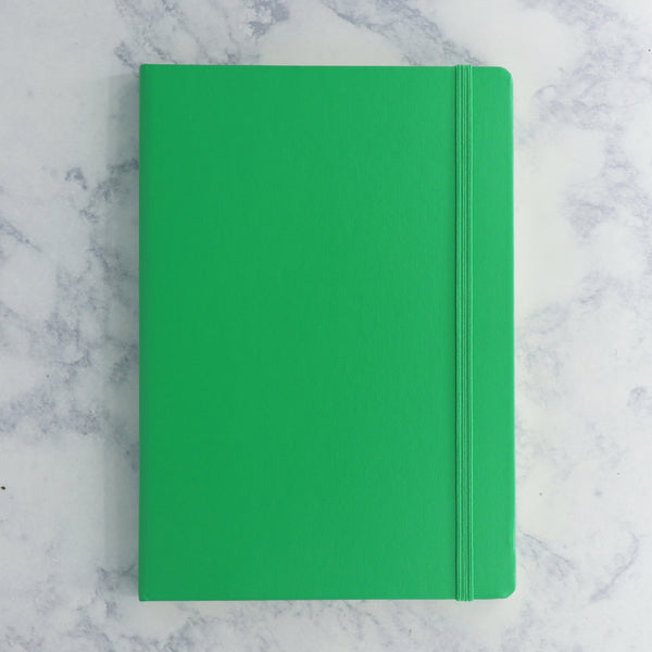 A5 Spring Leaf Medium Ruled Hardcover Notebook