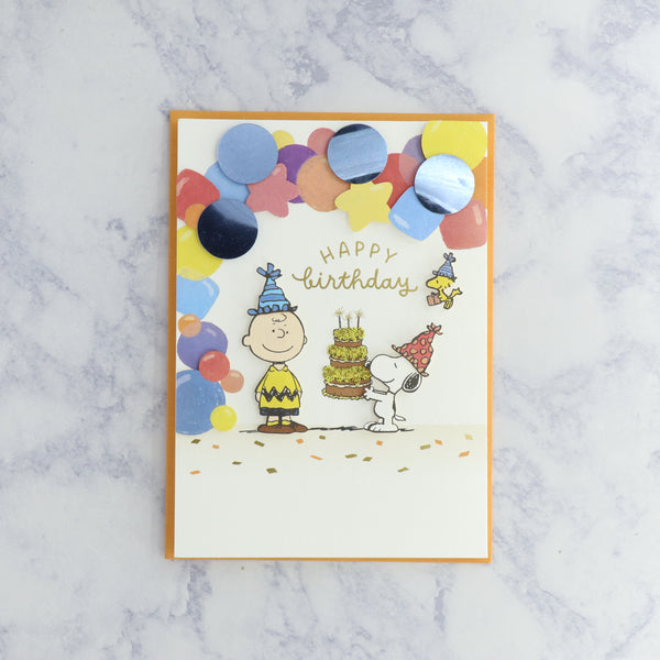 Snoopy Parade Birthday Card