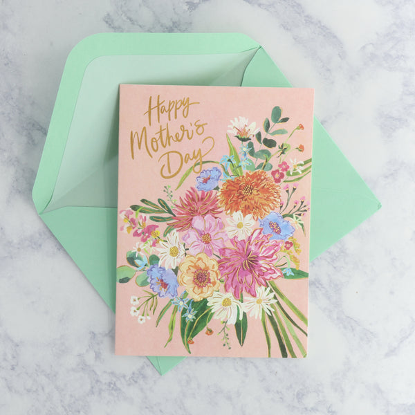 Bold Bouquet Mother's Day Card