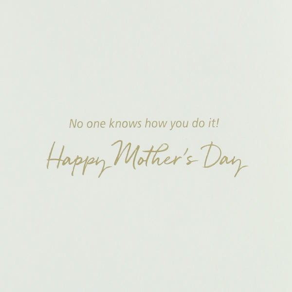 Watercolor "Super Moms" Mother's Day Card