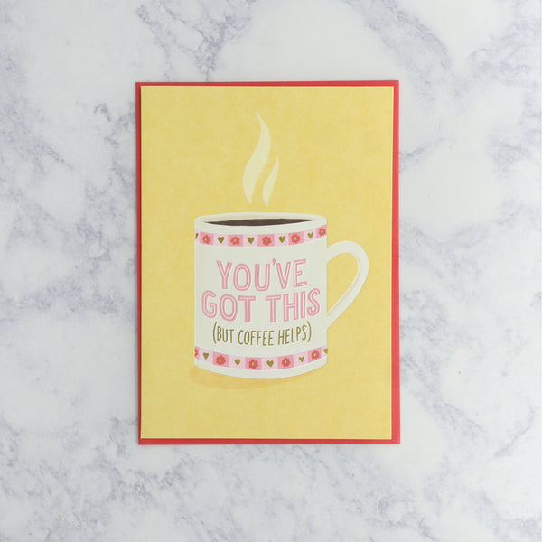 "Coffee Helps" Mother's Day Card