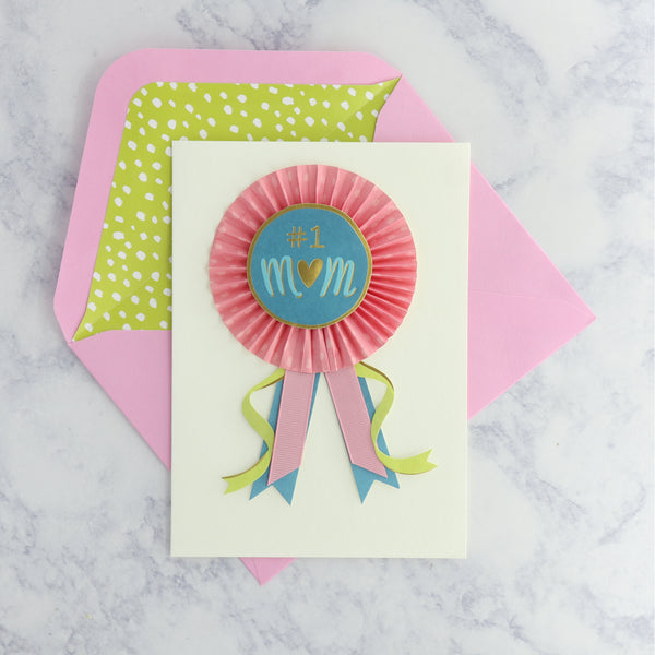 Number 1 Mom Mother's Day Card (For Mom)