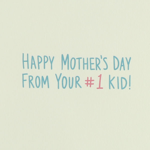 Number 1 Mom Mother's Day Card (For Mom)
