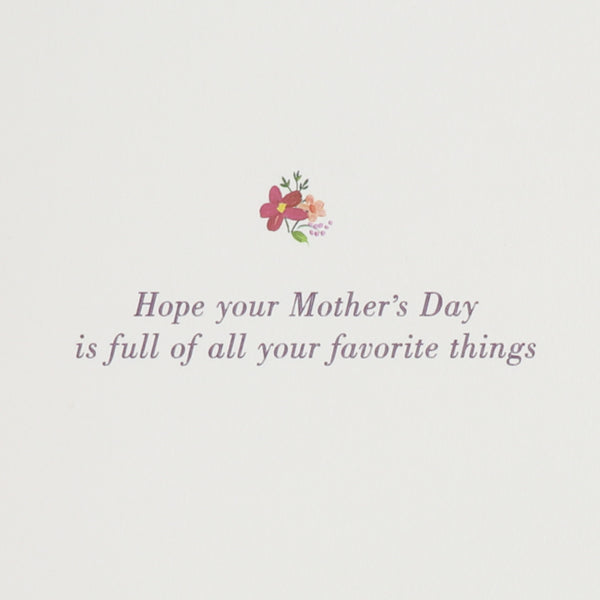 Illustrated Book Stack Mother's Day Card