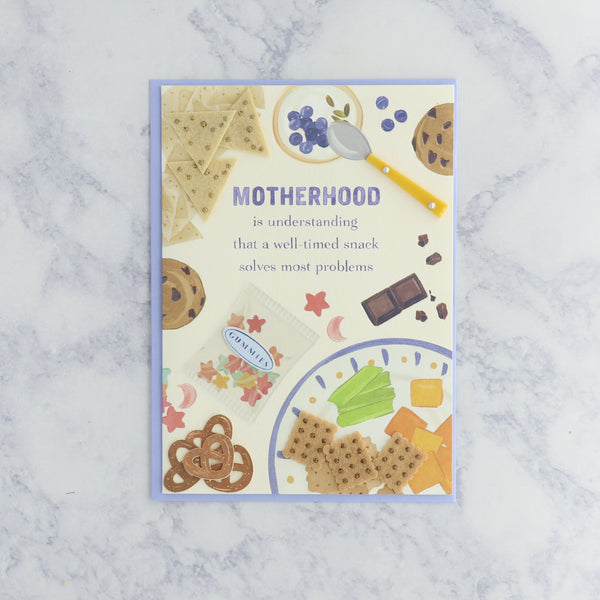 Mom Snacks Mother's Day Card