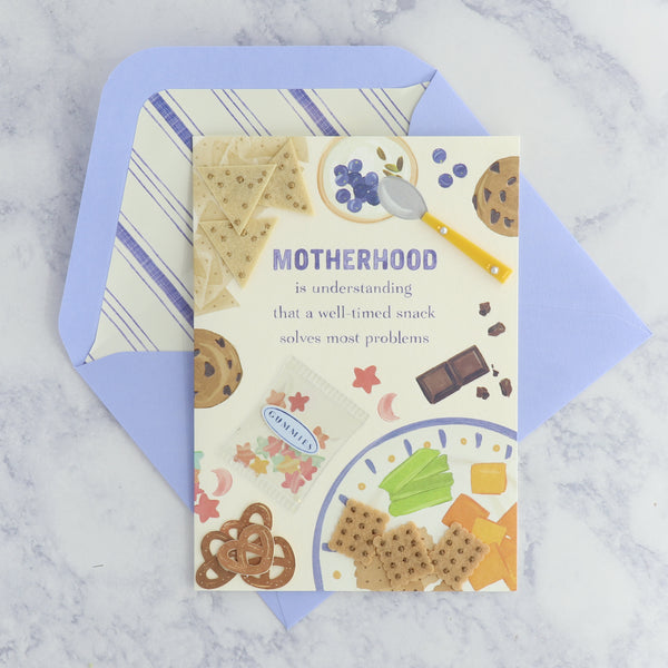 Mom Snacks Mother's Day Card