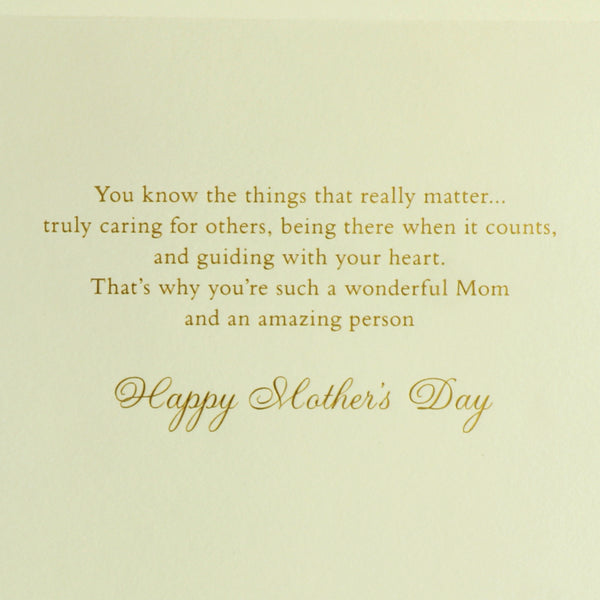 Elegant Lettering Mother's Day Card