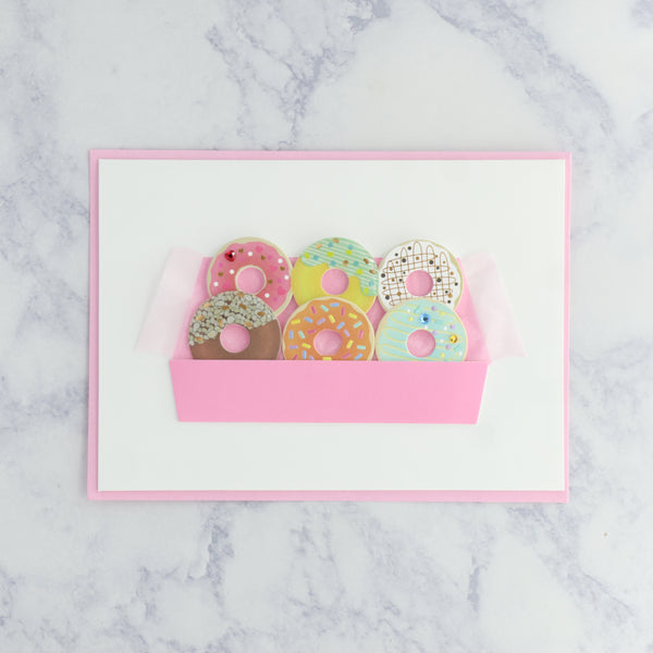 Handmade Box Of Donuts Mother's Day Card