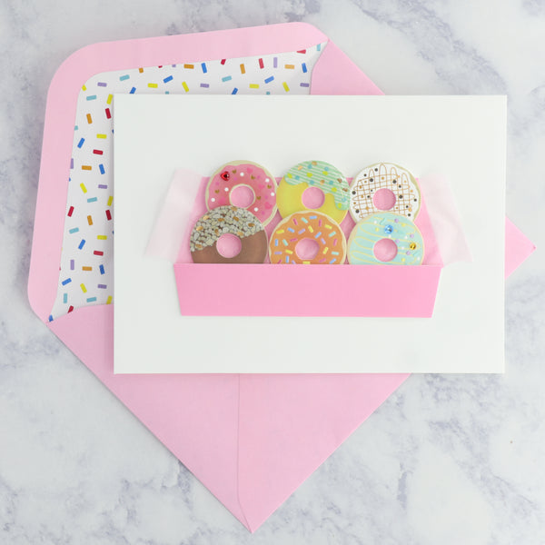 Handmade Box Of Donuts Mother's Day Card