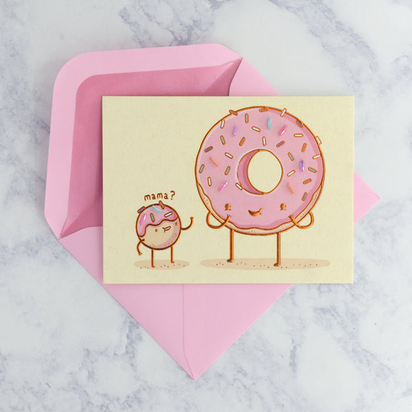 Mama Donut Mother's Day Card (For Mom)