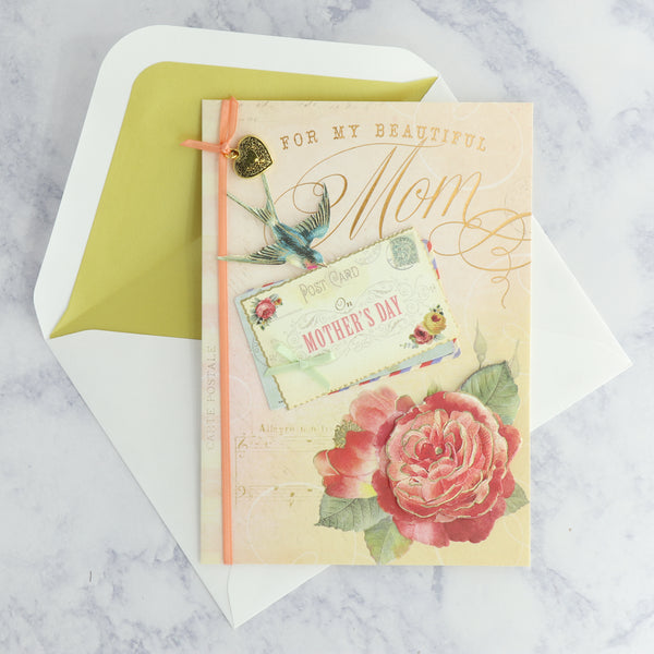 Nostalgic Scrapbook Mother's Day Card (For Mom)
