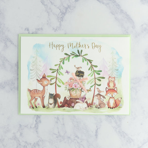 Woodland Critters Mother's Day Card (For Mom)