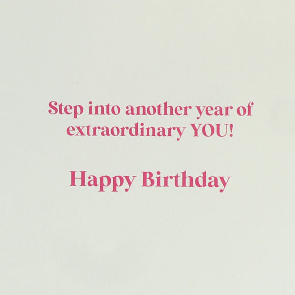 Retro Platform Shoe Birthday Card