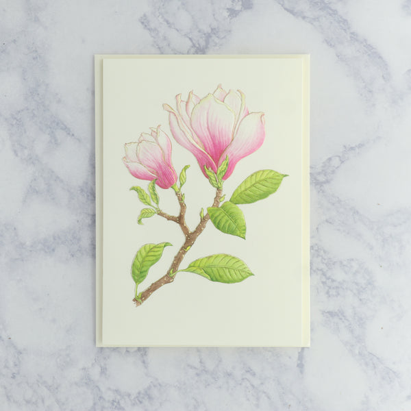 Magnolia Flower Mother's Day Card