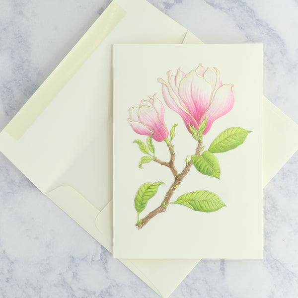 Magnolia Flower Mother's Day Card