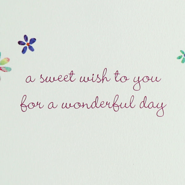 Cupcake & Flowers Mother's Day Card