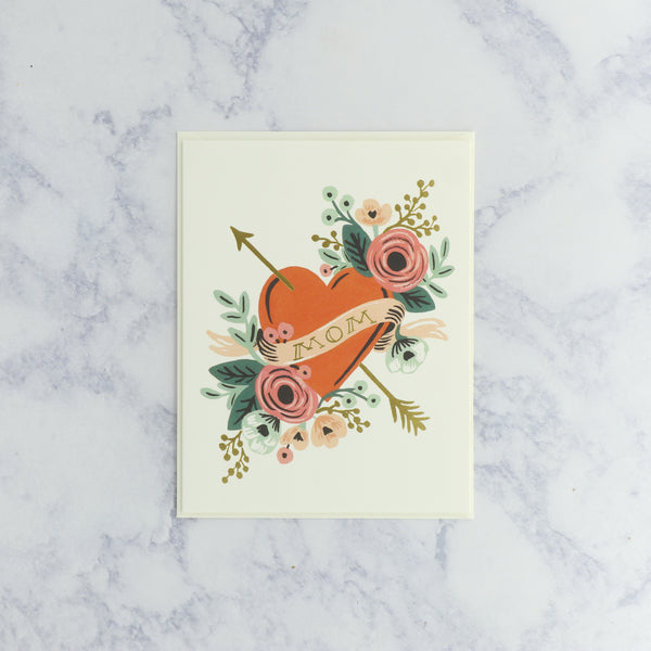 Heart & Arrow Mother's Day Card (For Mom)
