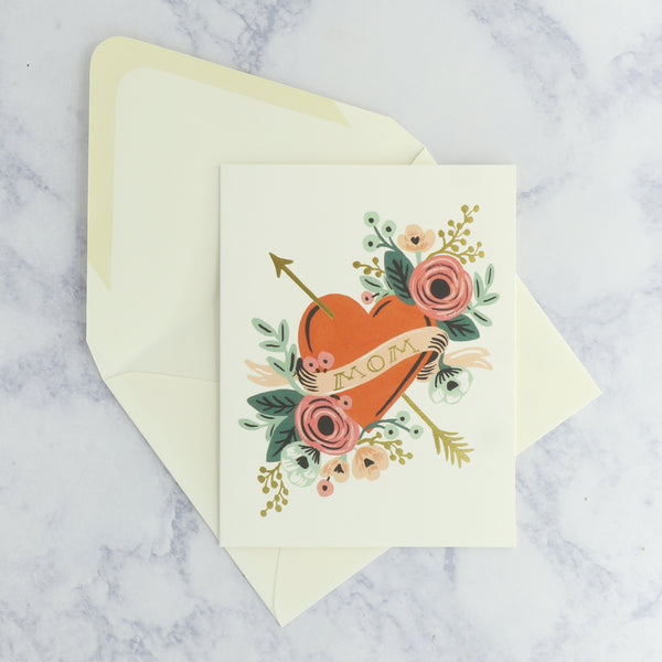 Heart & Arrow Mother's Day Card (For Mom)
