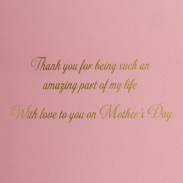 Gemmed Flowers Mother's Day Card (For Mom)