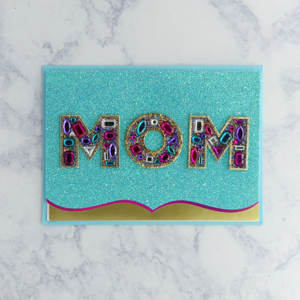 Glitter Mom Mother's Day Card (For Mom)