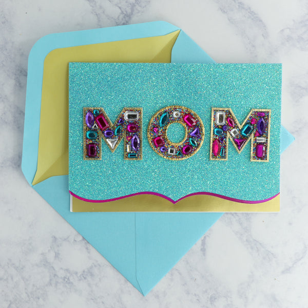 Glitter Mom Mother's Day Card (For Mom)
