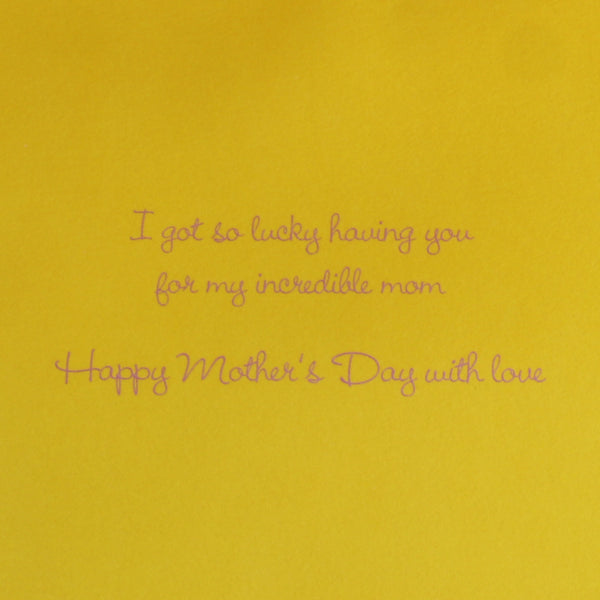 Crepe Paper Flowers Mother's Day Card (For Mom)
