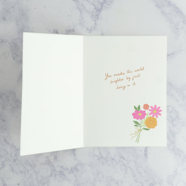 Wildflower Toss Birthday Card