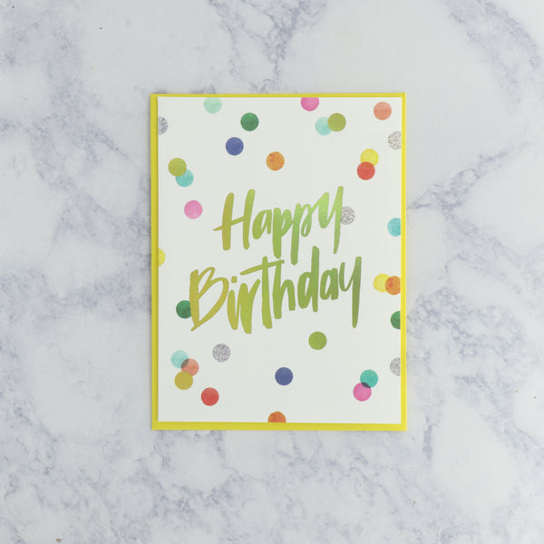 Sweet Confetti Birthday Card