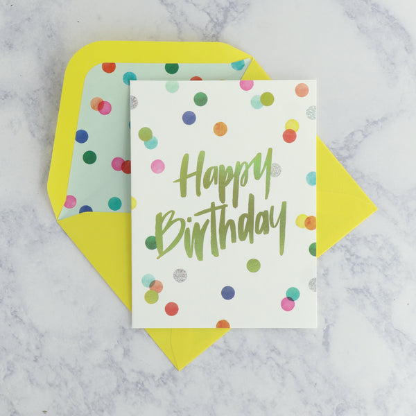 Sweet Confetti Birthday Card