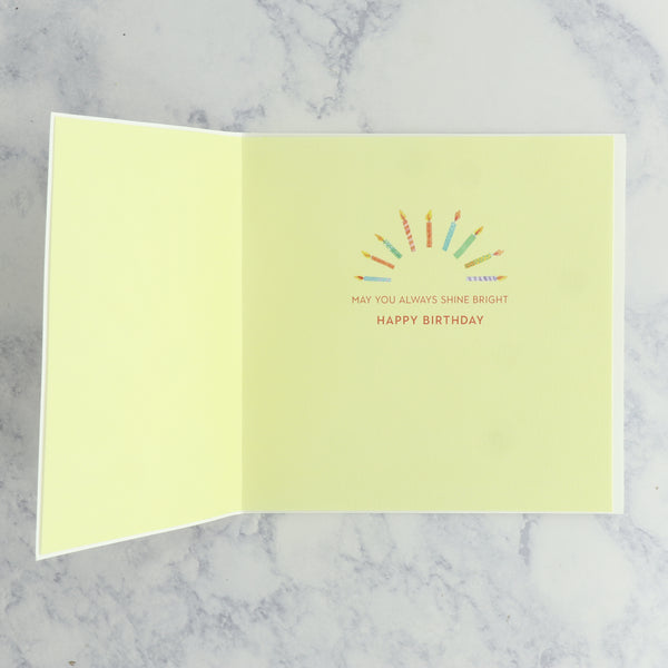 Candle Sun Birthday Card