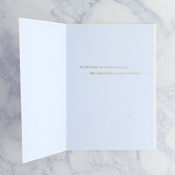 Excuse to Eat Cake Birthday Card