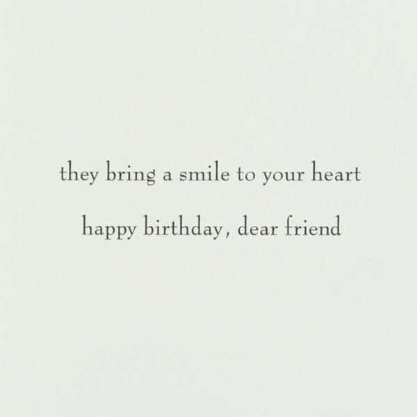Pink Flowers Birthday Card