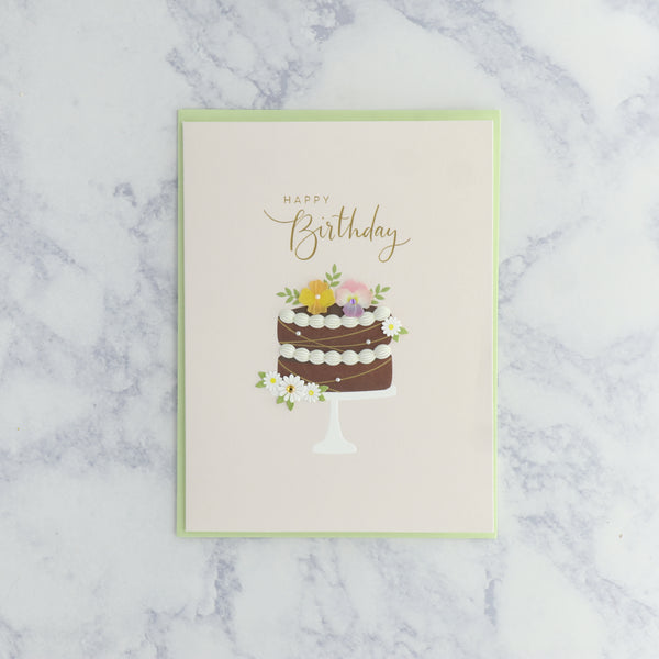 Sweet Cake Birthday Card