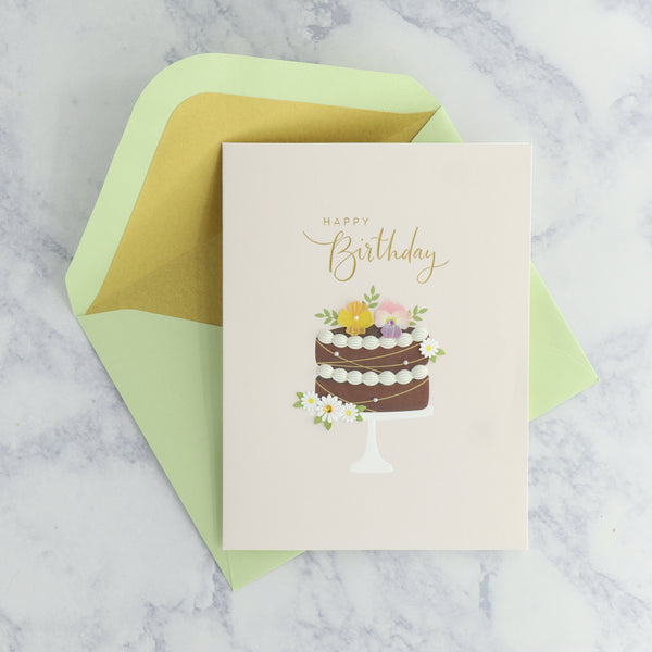 Sweet Cake Birthday Card