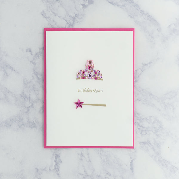 Wand and Tiara Birthday Card