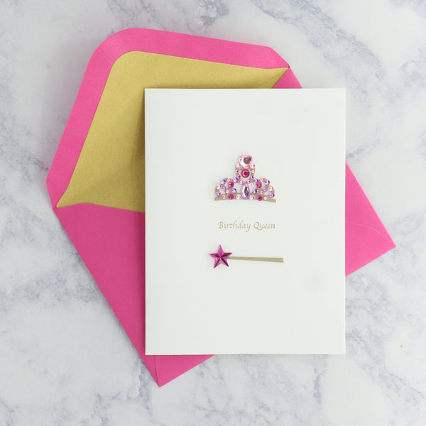Wand and Tiara Birthday Card