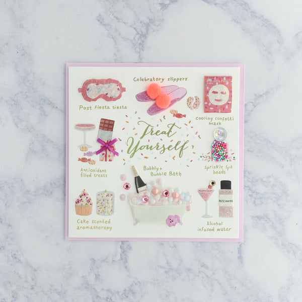 Self Care Birthday Card