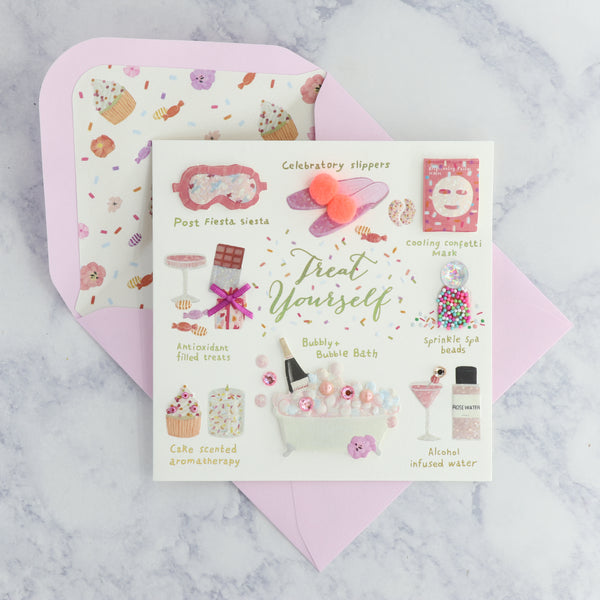 Self Care Birthday Card