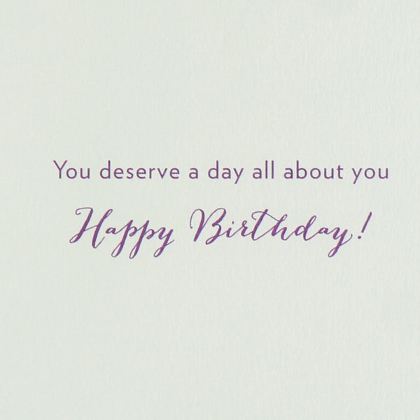 Self Care Birthday Card