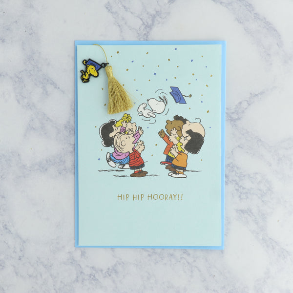 Peanuts Gang Graduation Card