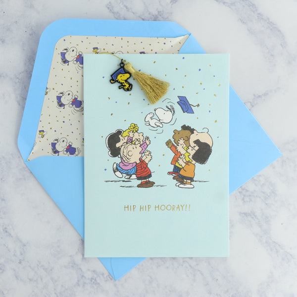 Peanuts Gang Graduation Card