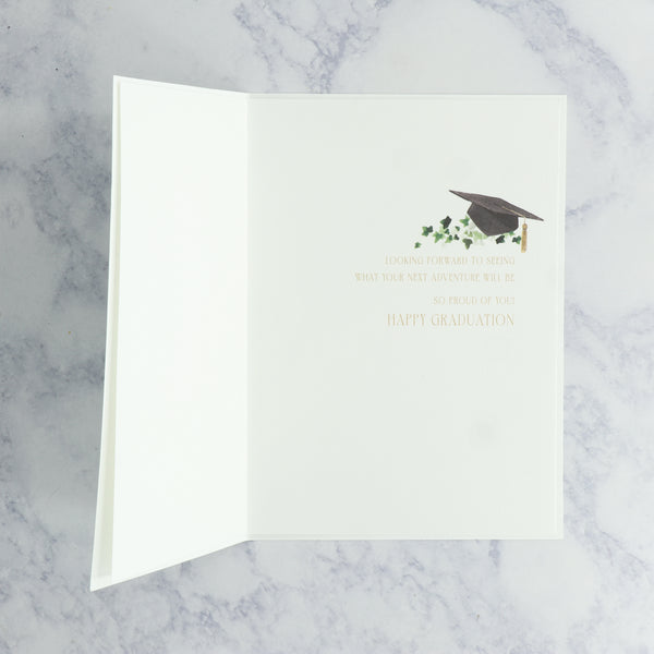 Foliage Arch Graduation Card (For Son)