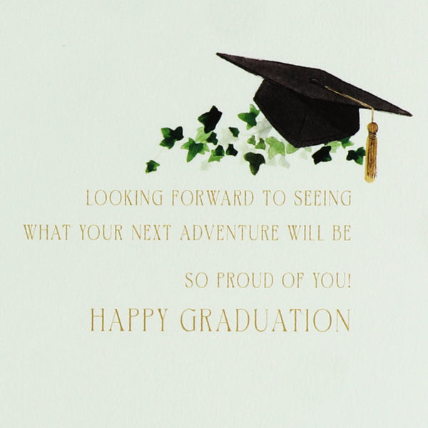Foliage Arch Graduation Card (For Son)