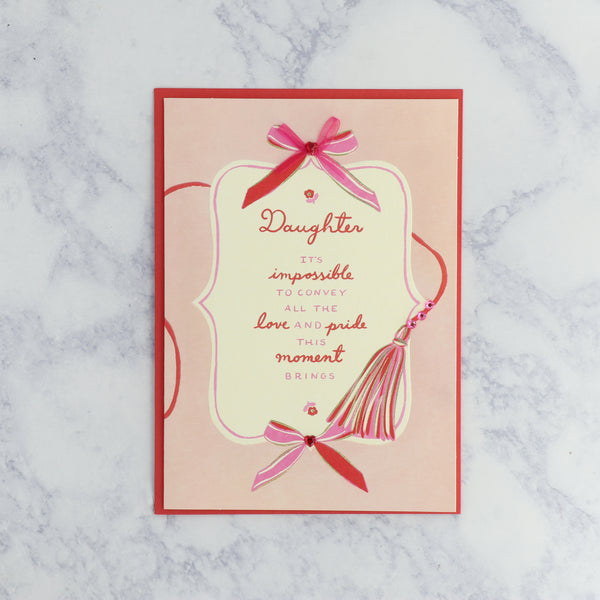 Tassel Cartouche Graduation Card