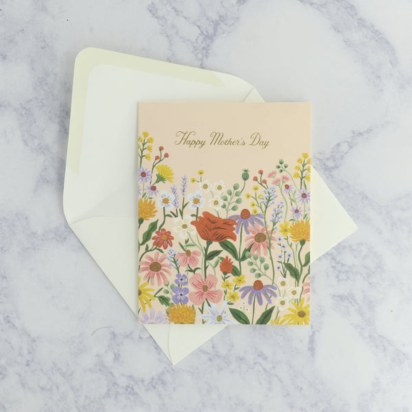 Wildflower Meadow Mother's Day Card