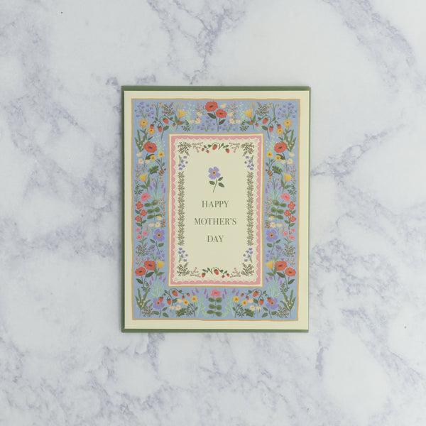 Garden Flora Illustration Mother's Day Card