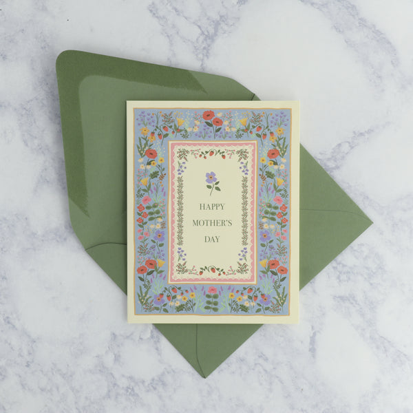 Garden Flora Illustration Mother's Day Card