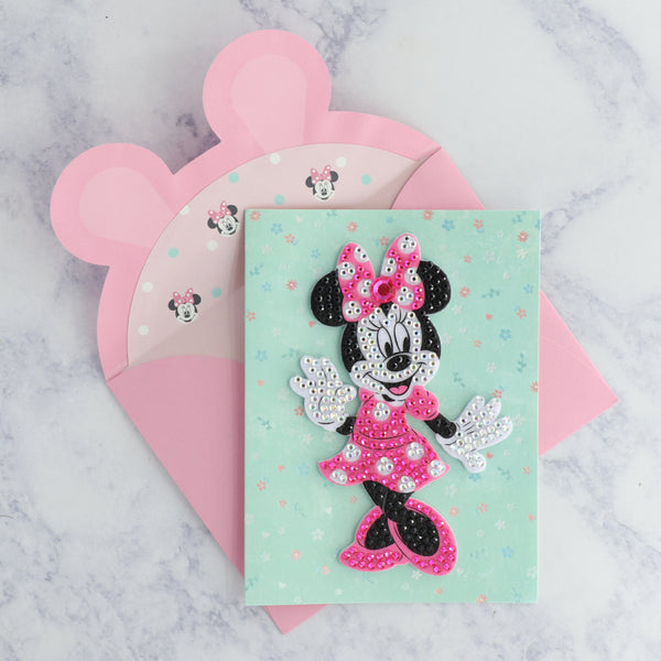 Minnie Patch w Gems Birthday Card