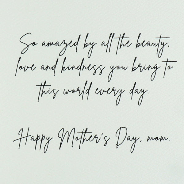 Illustrated Mom Holding Baby Mother's Day Card (For Mom)